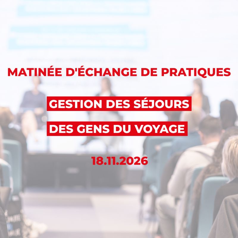 Matinée d'échange ce 18 novembre relative à la gestion des séjours des gens du voyage