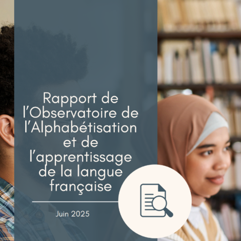 Ill. Rapport de l’Observatoire de l’alphabétisation et de l’apprentissage de la langue française en Wallonie